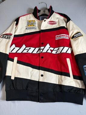 Aelfric Eden Blackair Motorsports Racing Jacket Y2K Streetwear Size M